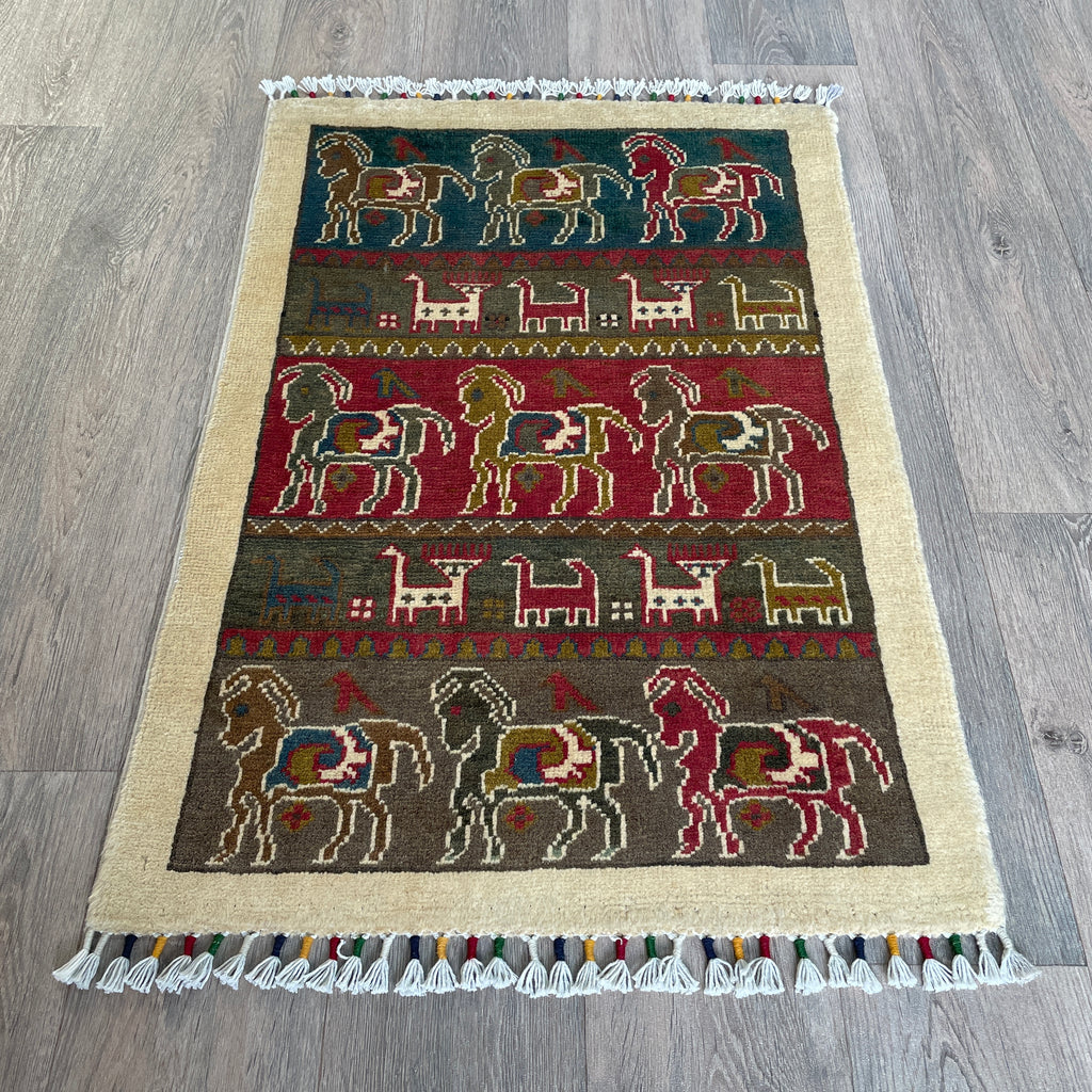 Afghan Gabbeh Small Rug