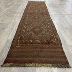 238 x 55 cm | Afghan Mushwani Runner - Khorasan Rugs