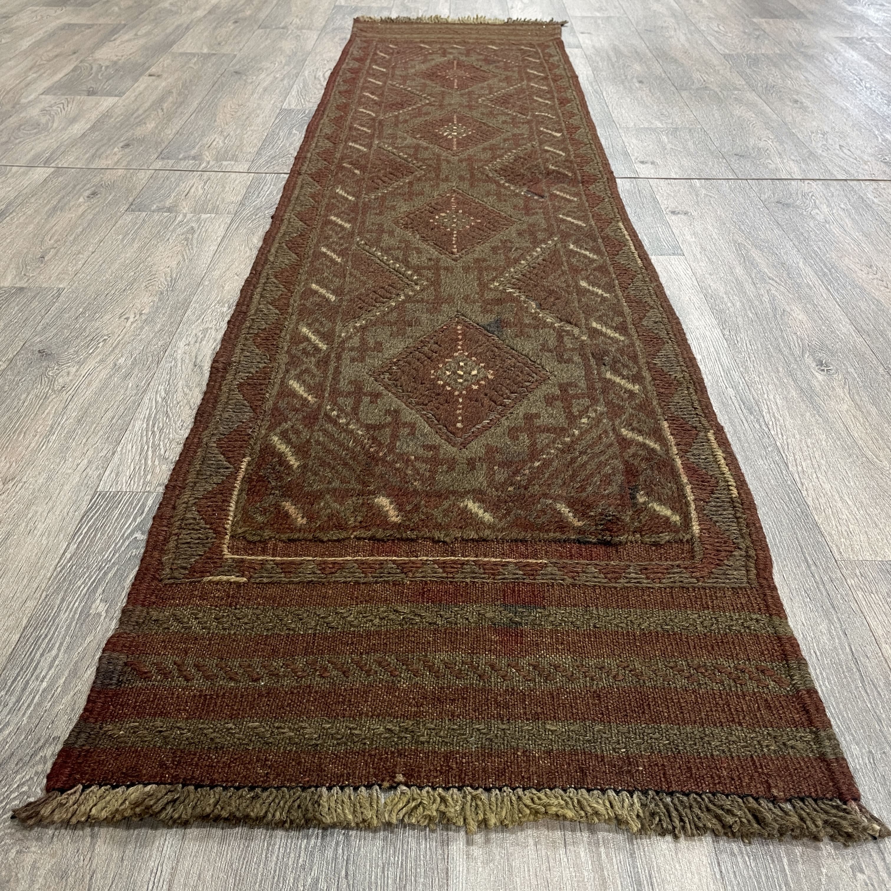 238 x 55 cm | Afghan Mushwani Runner - Khorasan Rugs