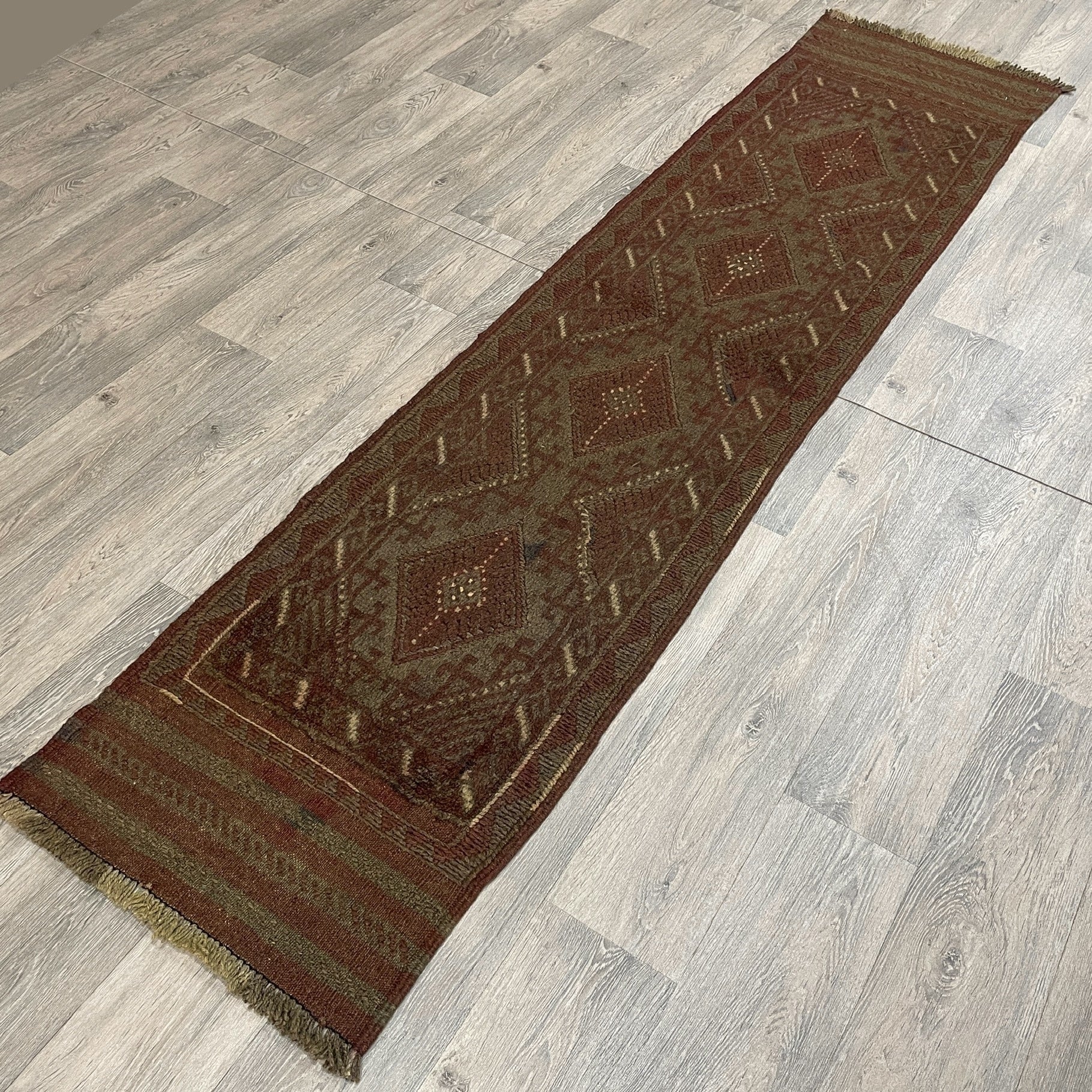 238 x 55 cm | Afghan Mushwani Runner - Khorasan Rugs