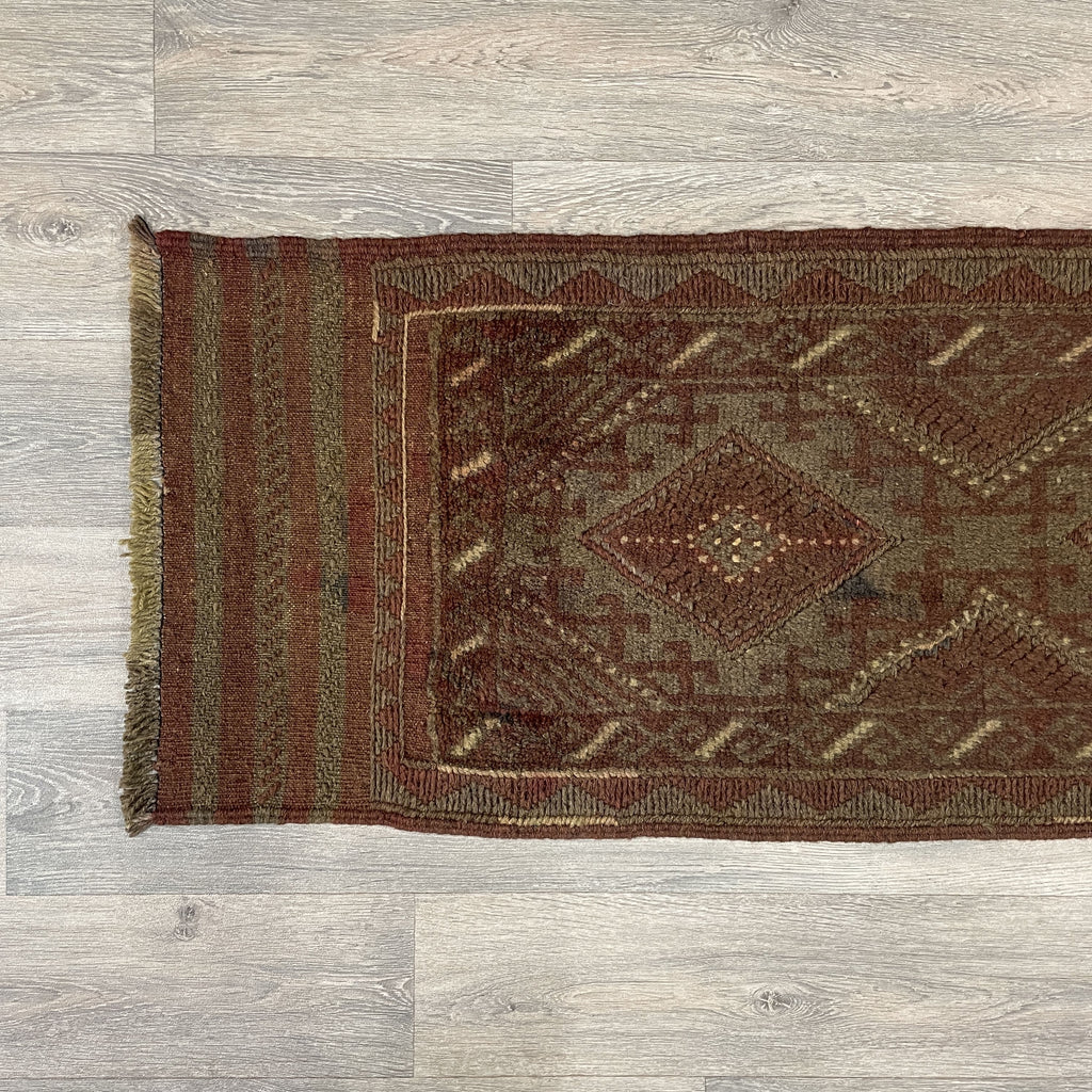 238 x 55 cm | Afghan Mushwani Runner - Khorasan Rugs