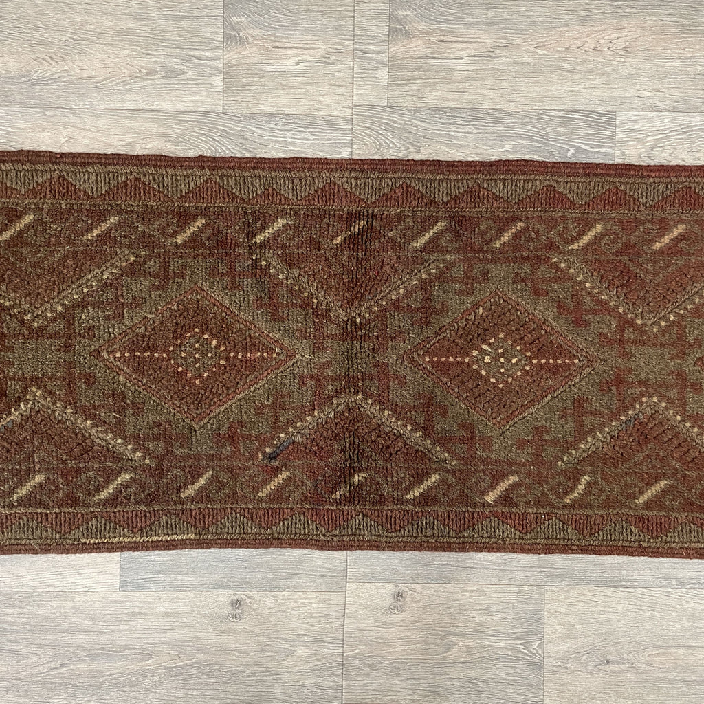 238 x 55 cm | Afghan Mushwani Runner - Khorasan Rugs