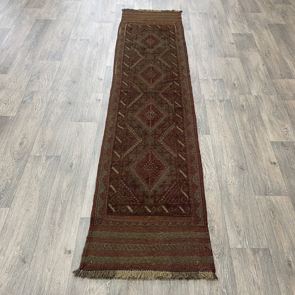 238 x 55 cm | Afghan Mushwani Runner - Khorasan Rugs