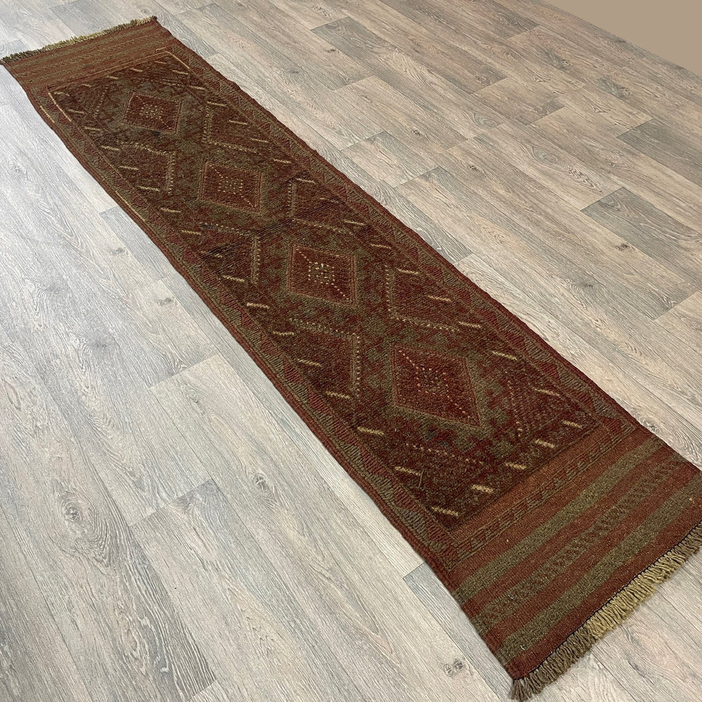 238 x 55 cm | Afghan Mushwani Runner - Khorasan Rugs