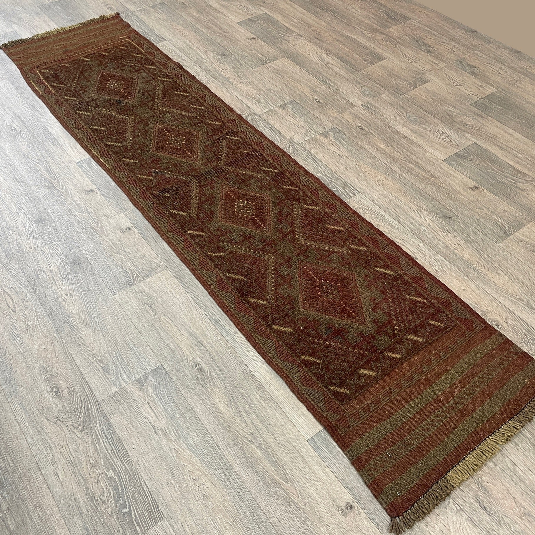 238 x 55 cm | Afghan Mushwani Runner - Khorasan Rugs