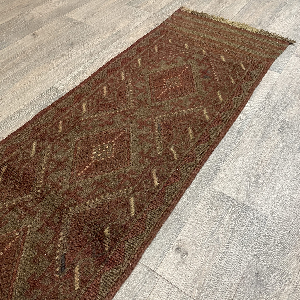 238 x 55 cm | Afghan Mushwani Runner - Khorasan Rugs