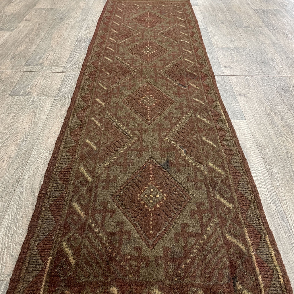 238 x 55 cm | Afghan Mushwani Runner - Khorasan Rugs