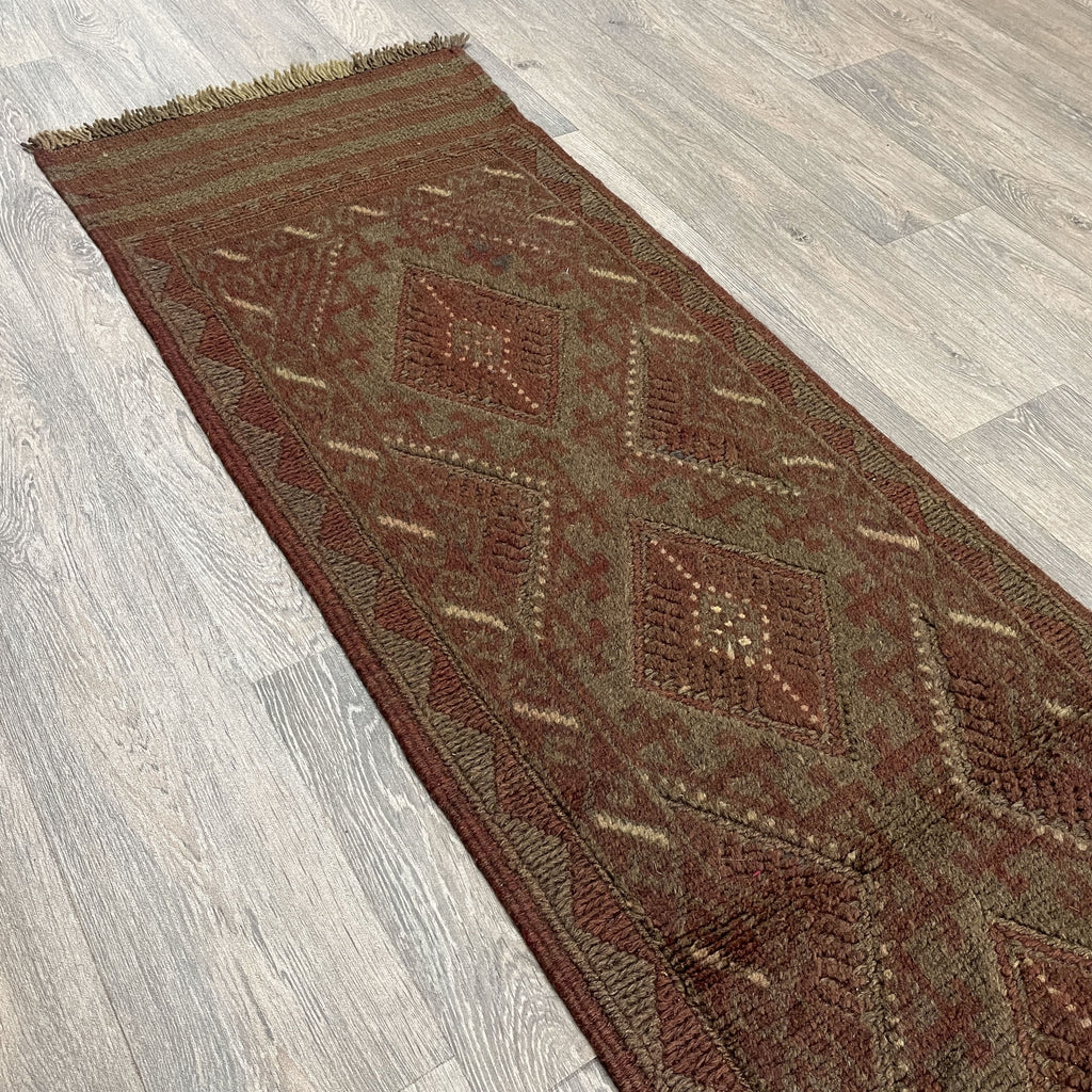 238 x 55 cm | Afghan Mushwani Runner - Khorasan Rugs