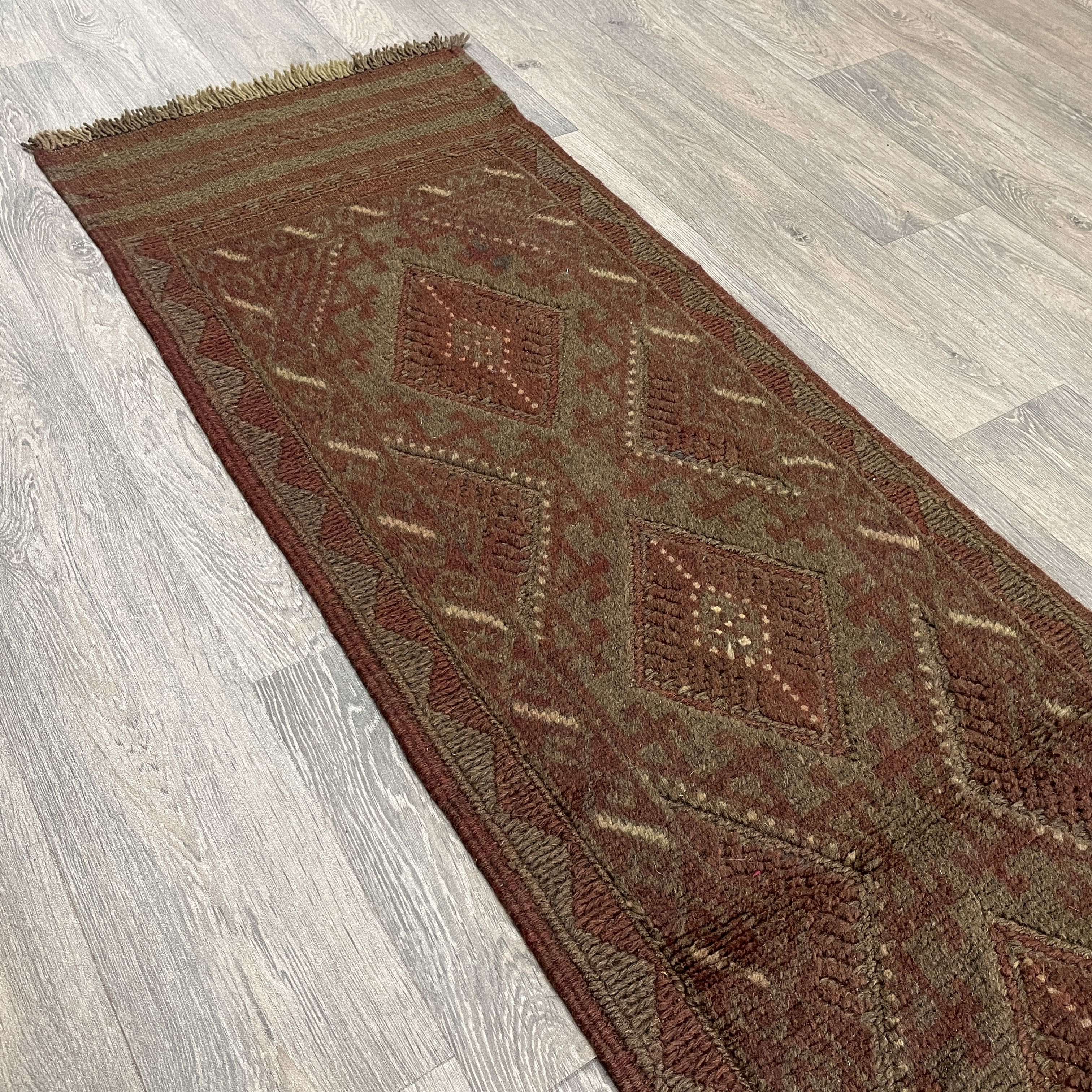 238 x 55 cm | Afghan Mushwani Runner - Khorasan Rugs