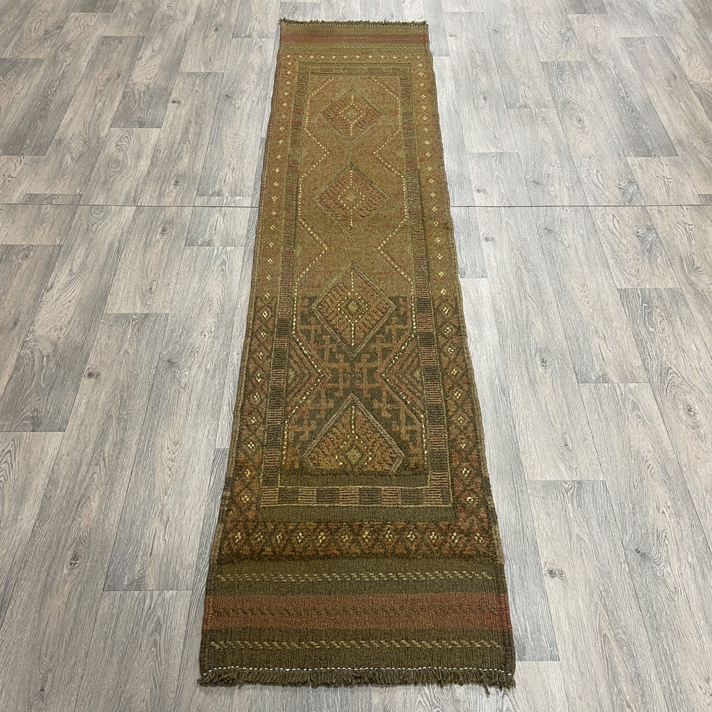 252 x 57 cm | Afghan Mushwani Runner - Khorasan Rugs