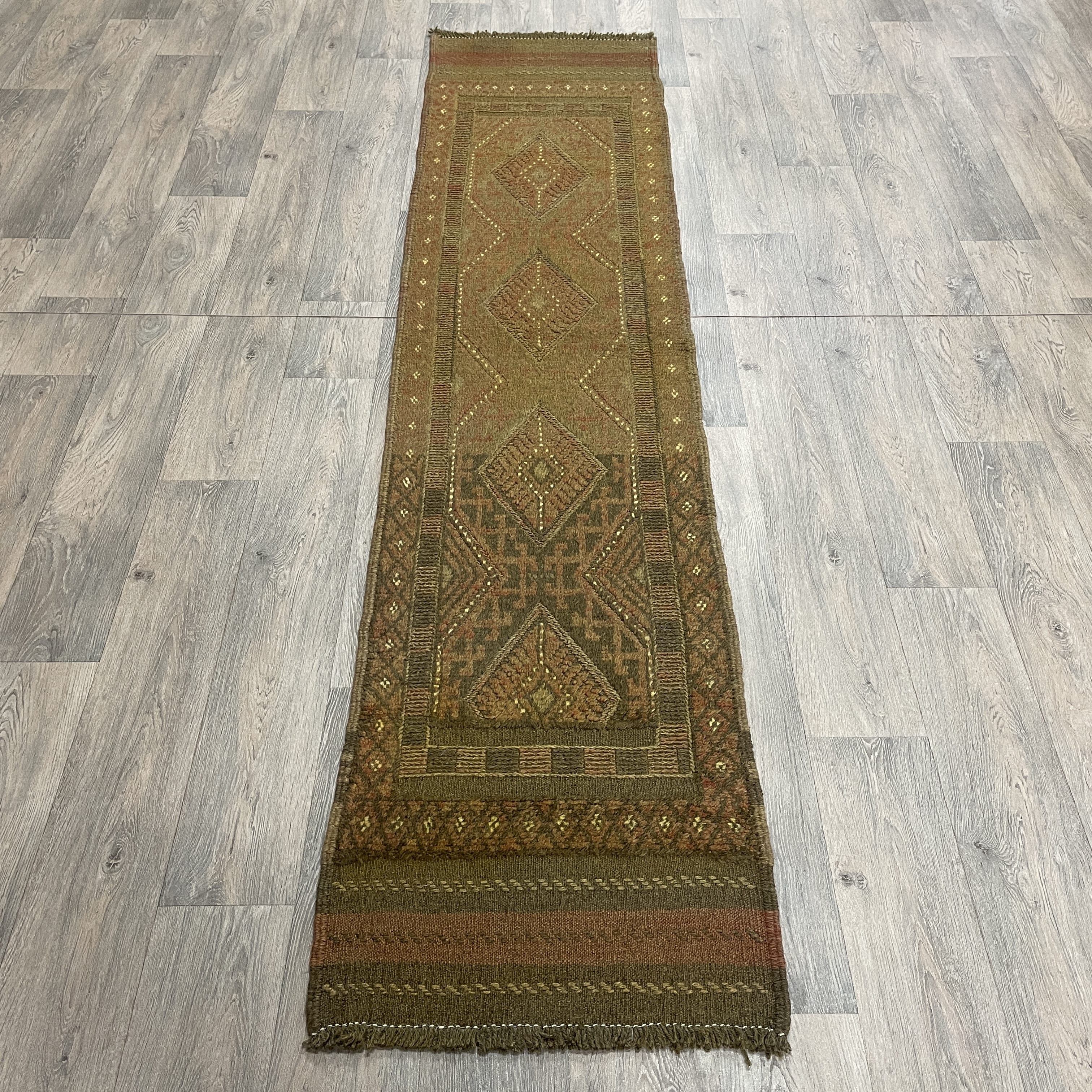 252 x 57 cm | Afghan Mushwani Runner - Khorasan Rugs