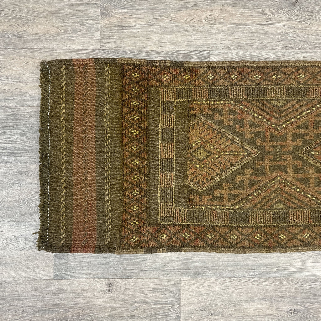 252 x 57 cm | Afghan Mushwani Runner - Khorasan Rugs