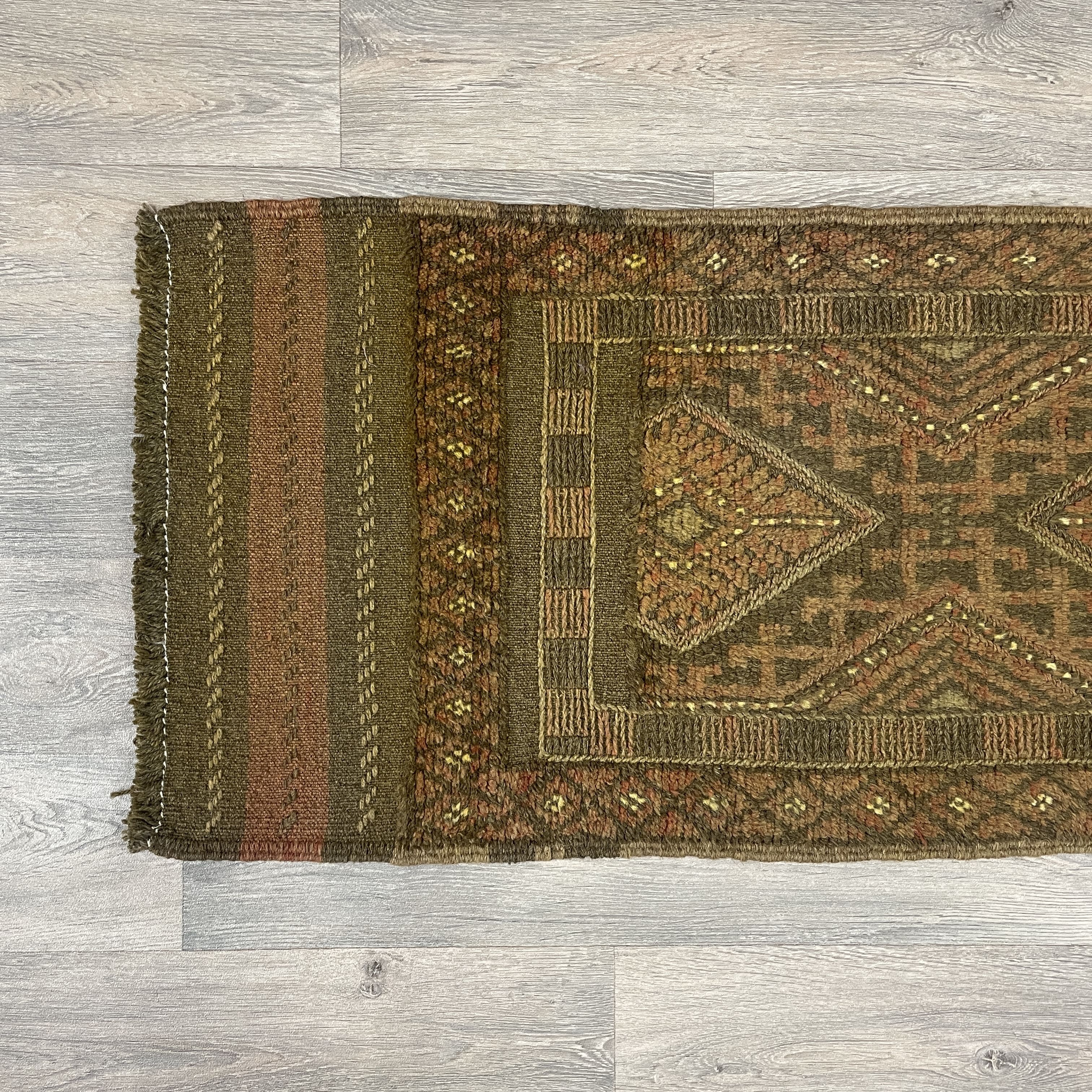 252 x 57 cm | Afghan Mushwani Runner - Khorasan Rugs