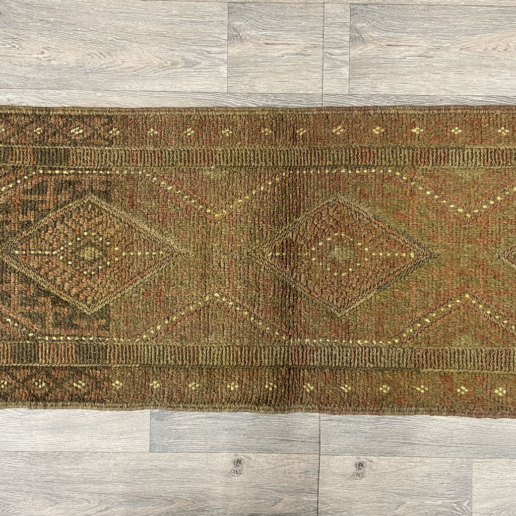 252 x 57 cm | Afghan Mushwani Runner - Khorasan Rugs