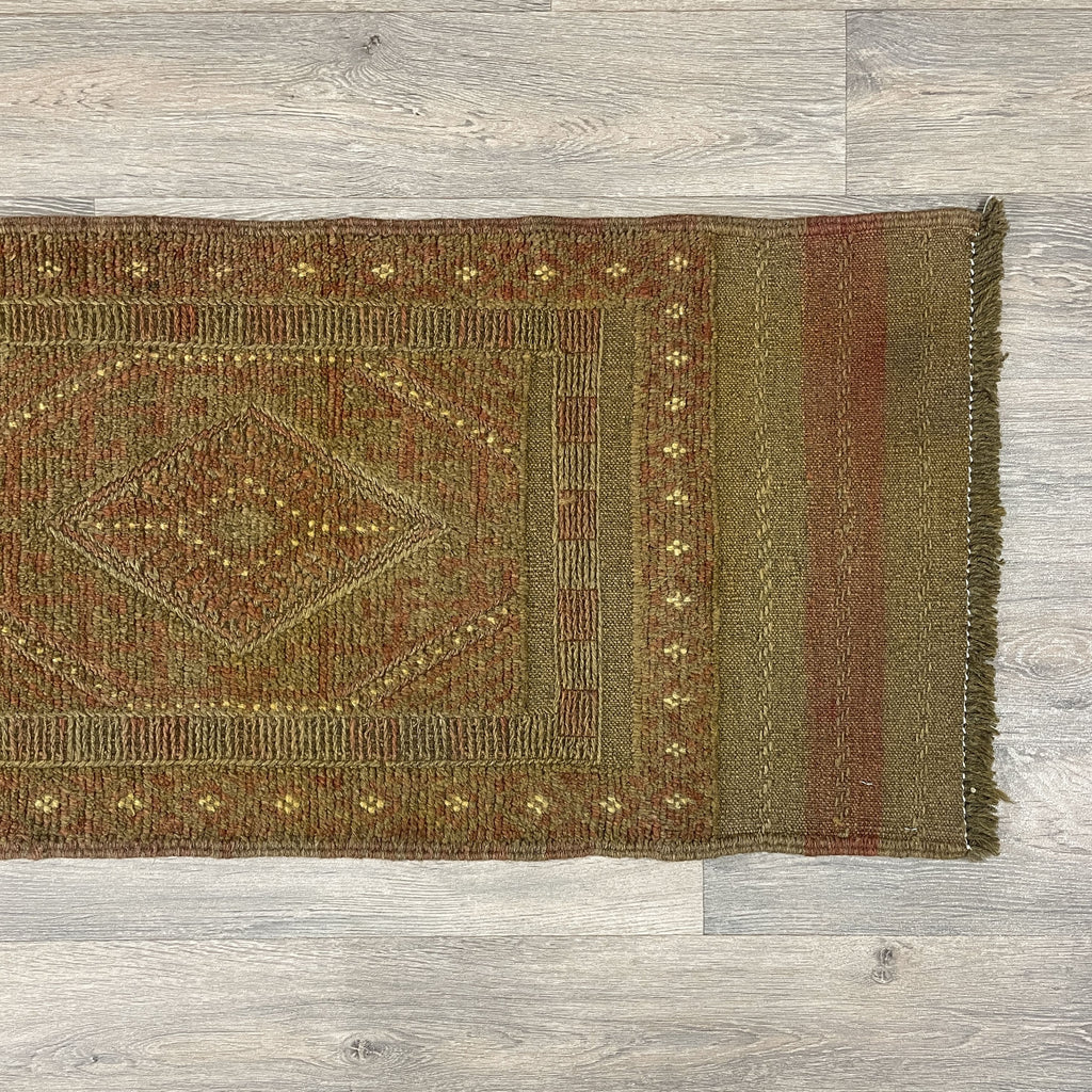 252 x 57 cm | Afghan Mushwani Runner - Khorasan Rugs