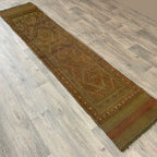 252 x 57 cm | Afghan Mushwani Runner - Khorasan Rugs