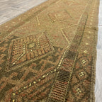 252 x 57 cm | Afghan Mushwani Runner - Khorasan Rugs