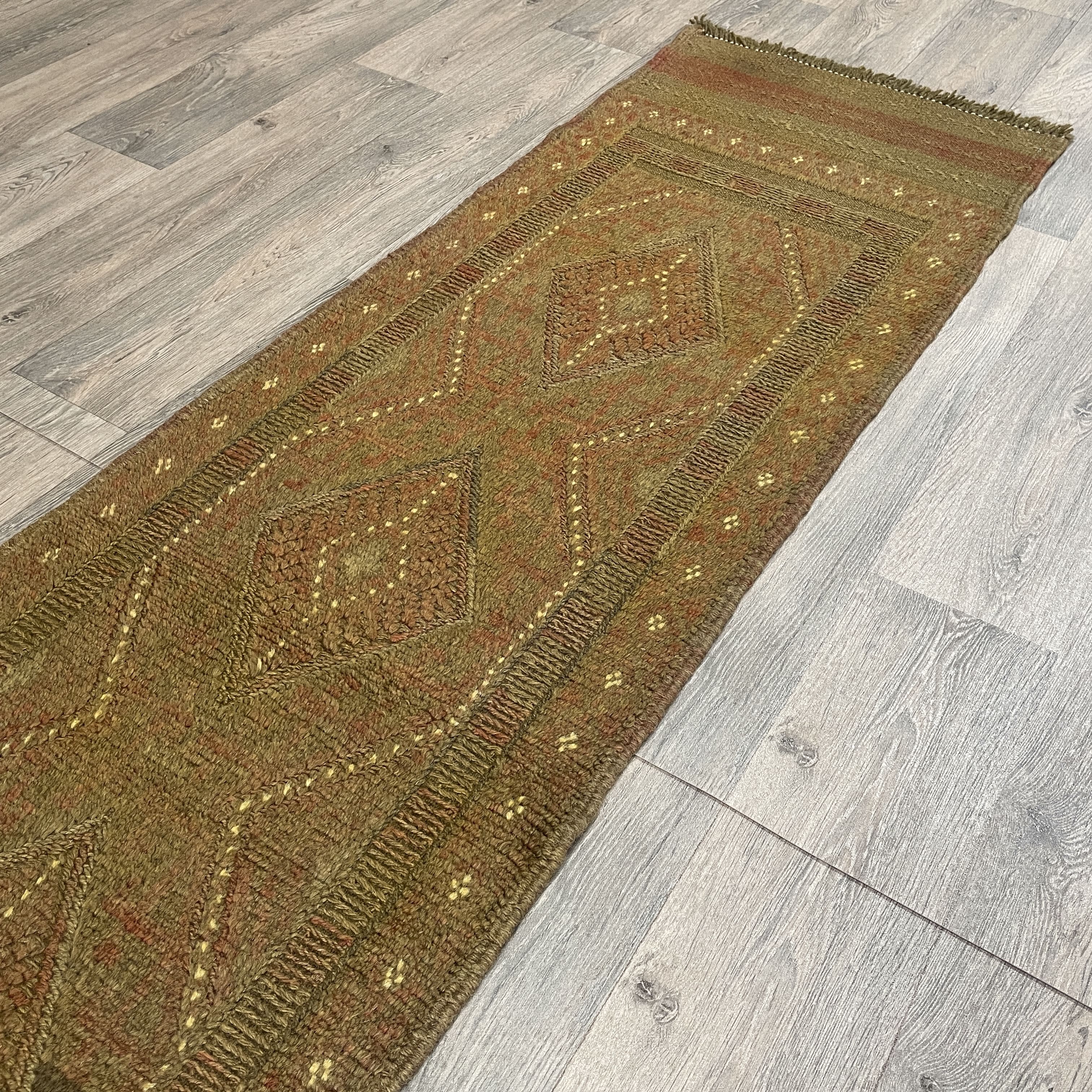252 x 57 cm | Afghan Mushwani Runner - Khorasan Rugs