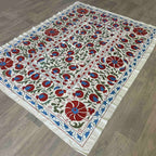 Uzbek Suzani Bed Throw