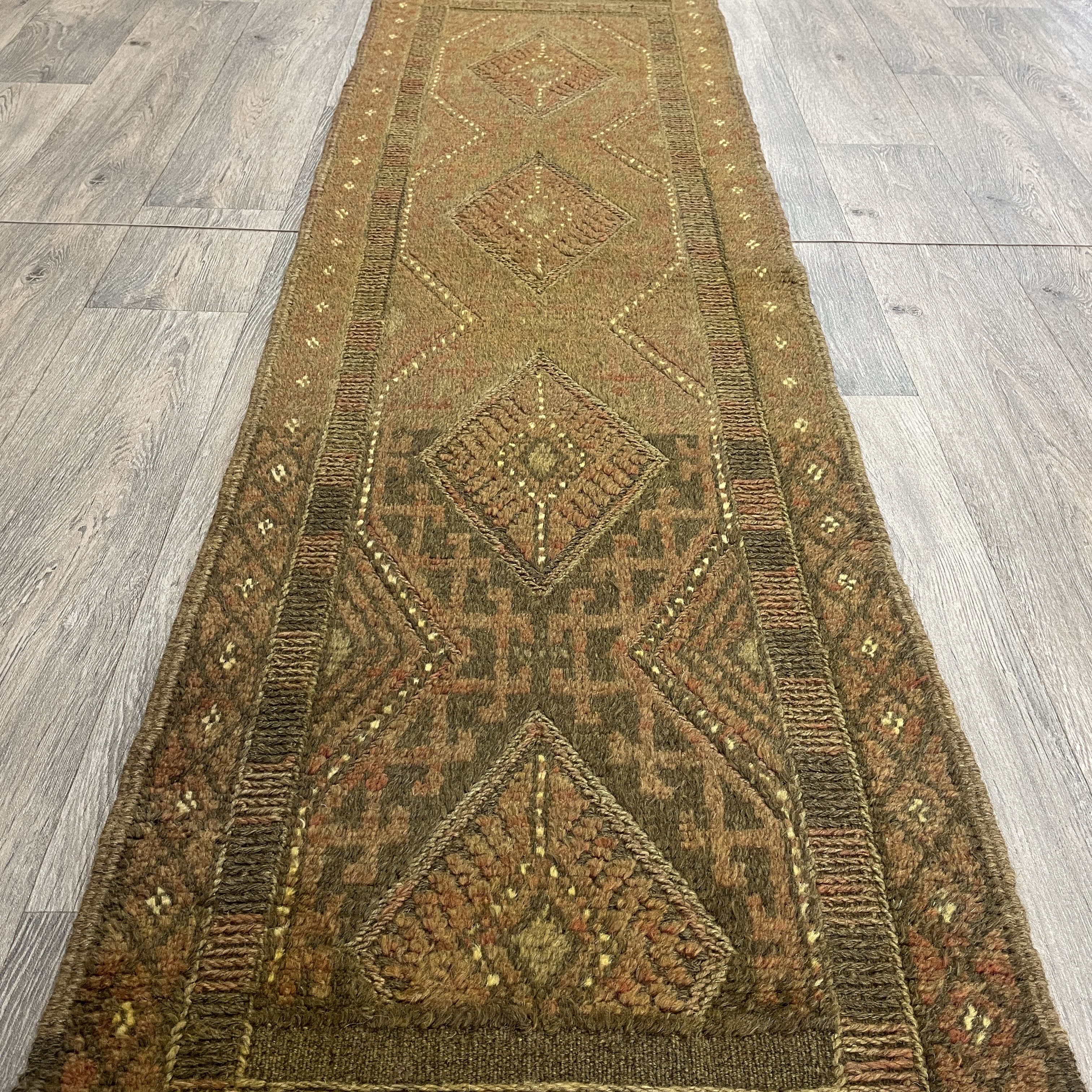 252 x 57 cm | Afghan Mushwani Runner - Khorasan Rugs