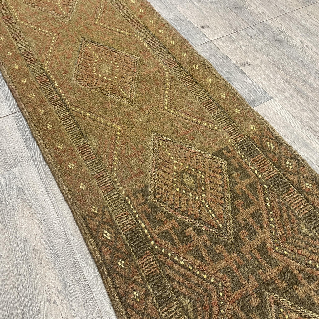 252 x 57 cm | Afghan Mushwani Runner - Khorasan Rugs