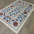 Uzbek Suzani Bed Throw