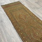 252 x 57 cm | Afghan Mushwani Runner - Khorasan Rugs