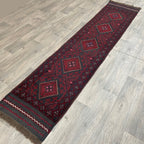 282 x 59 cm | Afghan Mushwani Runner - Khorasan Rugs