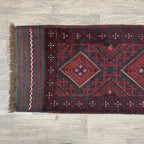 282 x 59 cm | Afghan Mushwani Runner - Khorasan Rugs