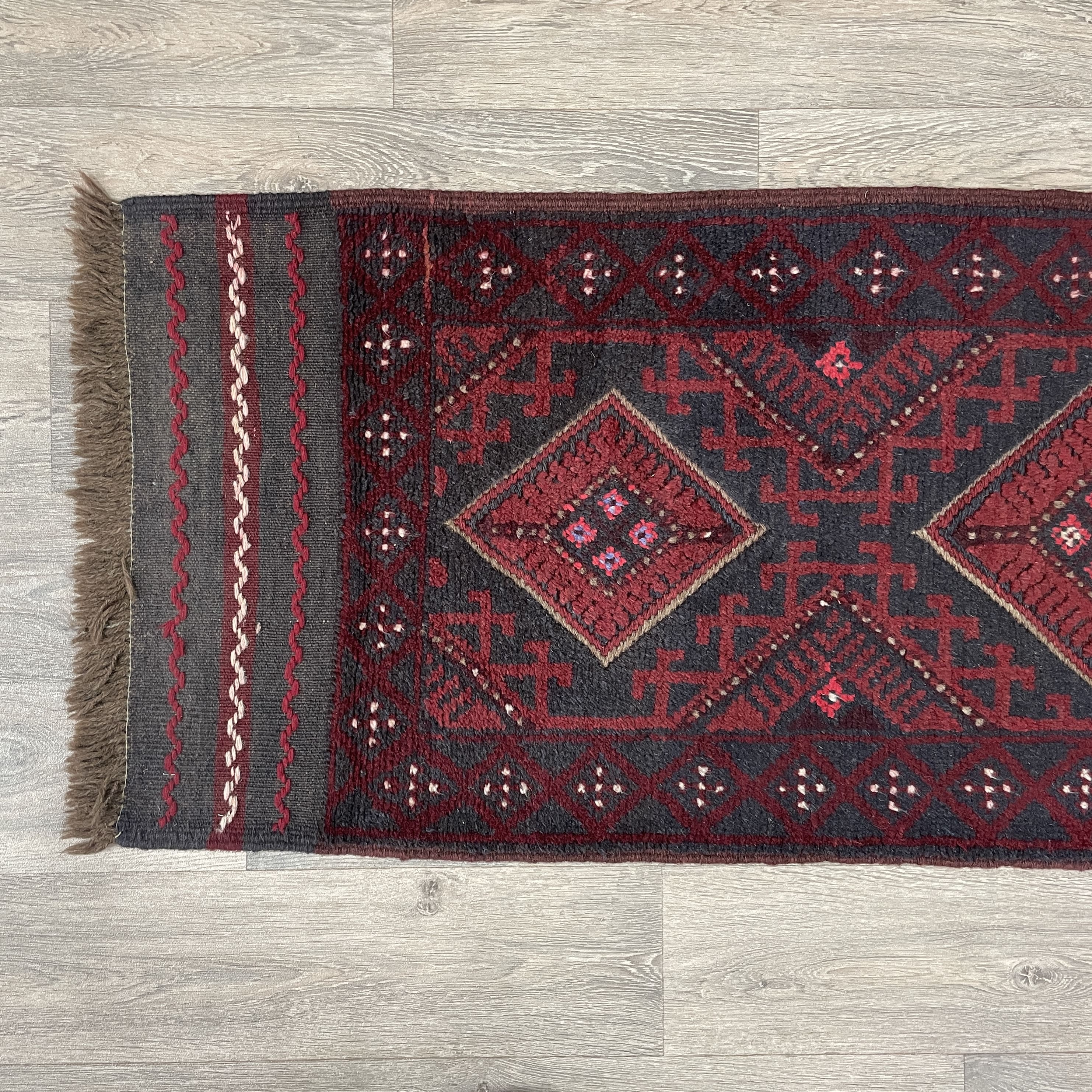 282 x 59 cm | Afghan Mushwani Runner - Khorasan Rugs