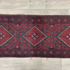 282 x 59 cm | Afghan Mushwani Runner - Khorasan Rugs