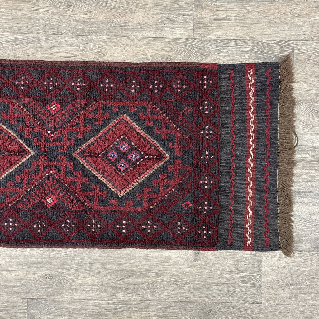 282 x 59 cm | Afghan Mushwani Runner - Khorasan Rugs