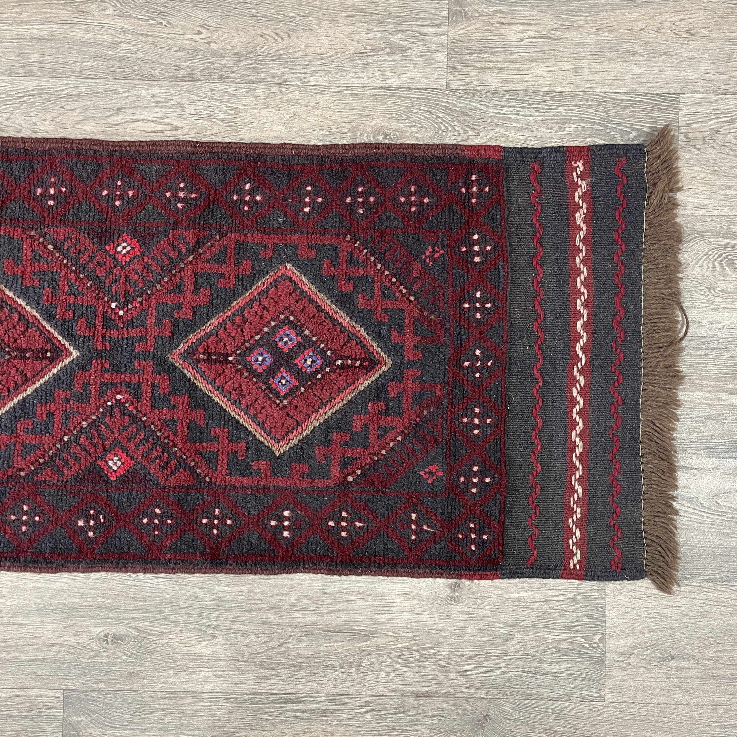 282 x 59 cm | Afghan Mushwani Runner - Khorasan Rugs