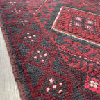 282 x 59 cm | Afghan Mushwani Runner - Khorasan Rugs
