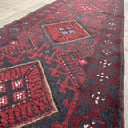 282 x 59 cm | Afghan Mushwani Runner - Khorasan Rugs