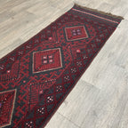 282 x 59 cm | Afghan Mushwani Runner - Khorasan Rugs