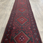 282 x 59 cm | Afghan Mushwani Runner - Khorasan Rugs