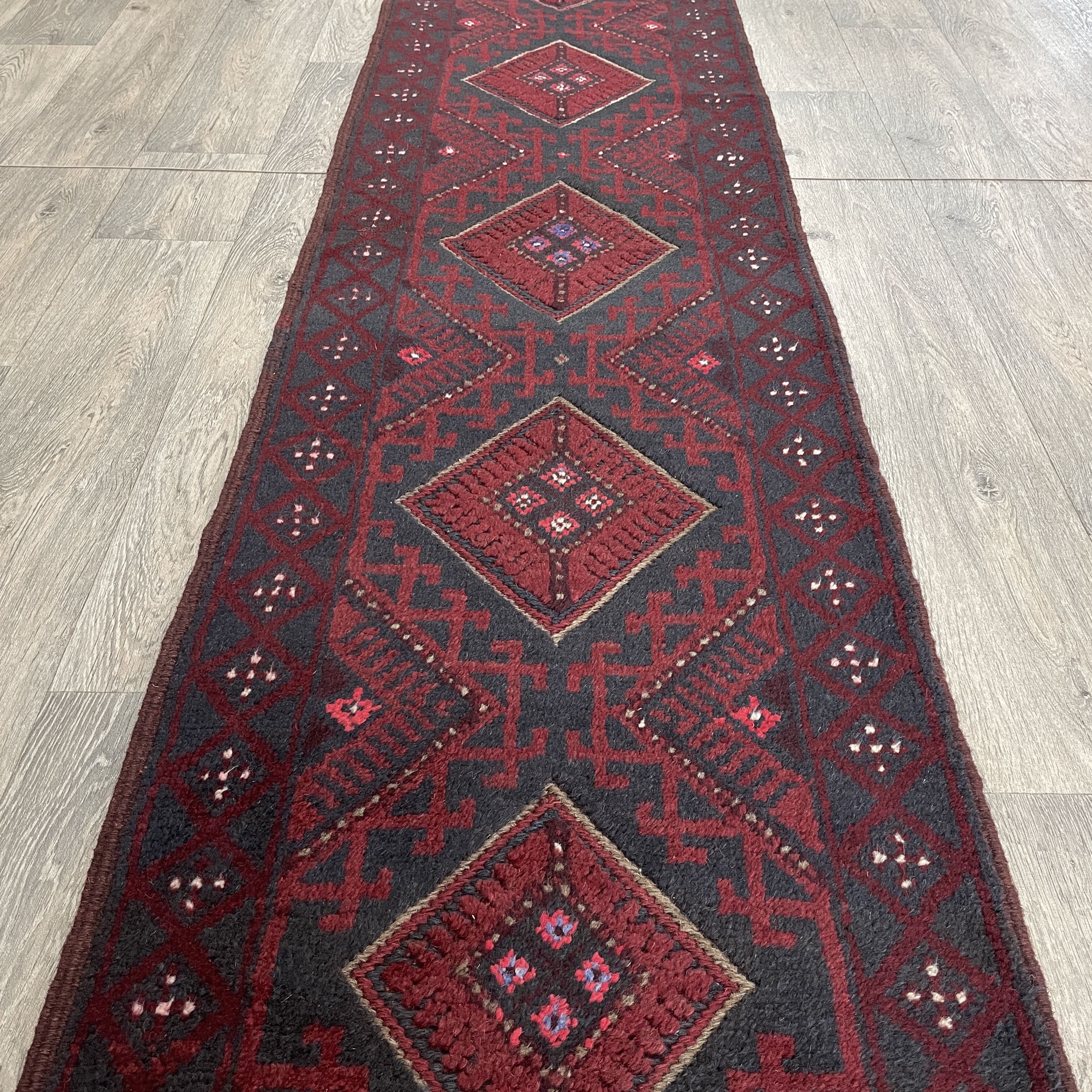 282 x 59 cm | Afghan Mushwani Runner - Khorasan Rugs