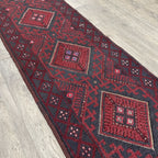 282 x 59 cm | Afghan Mushwani Runner - Khorasan Rugs