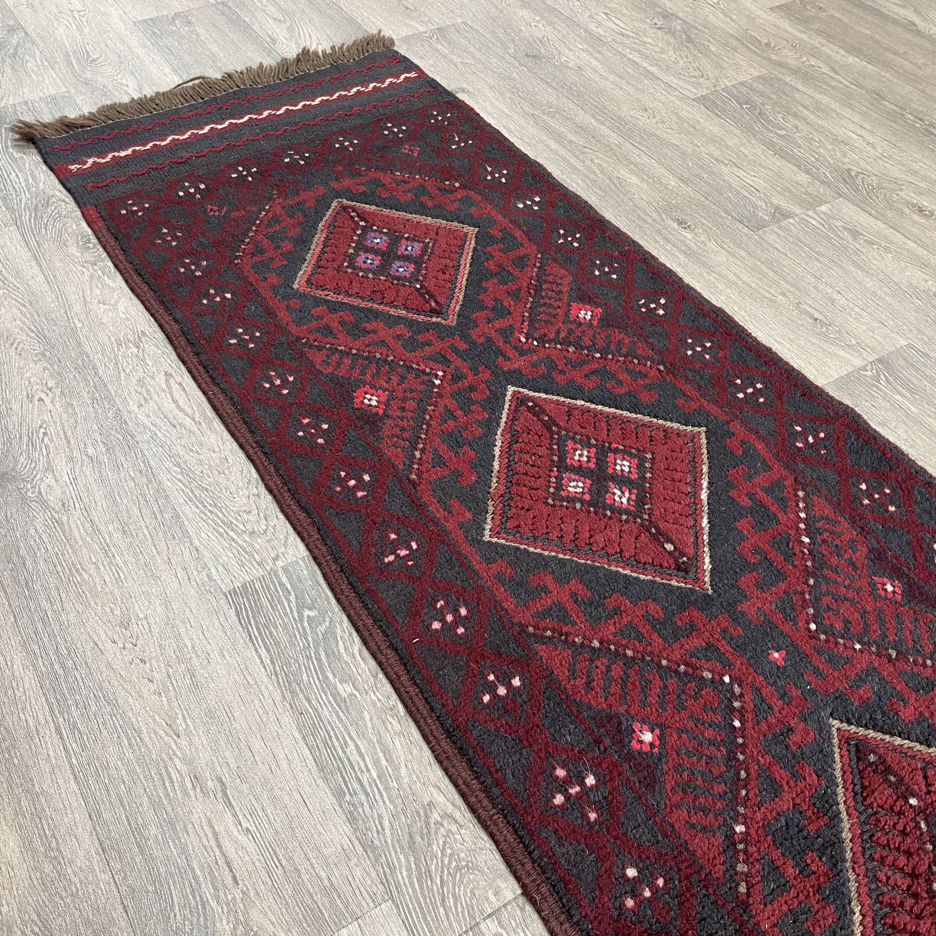 282 x 59 cm | Afghan Mushwani Runner - Khorasan Rugs