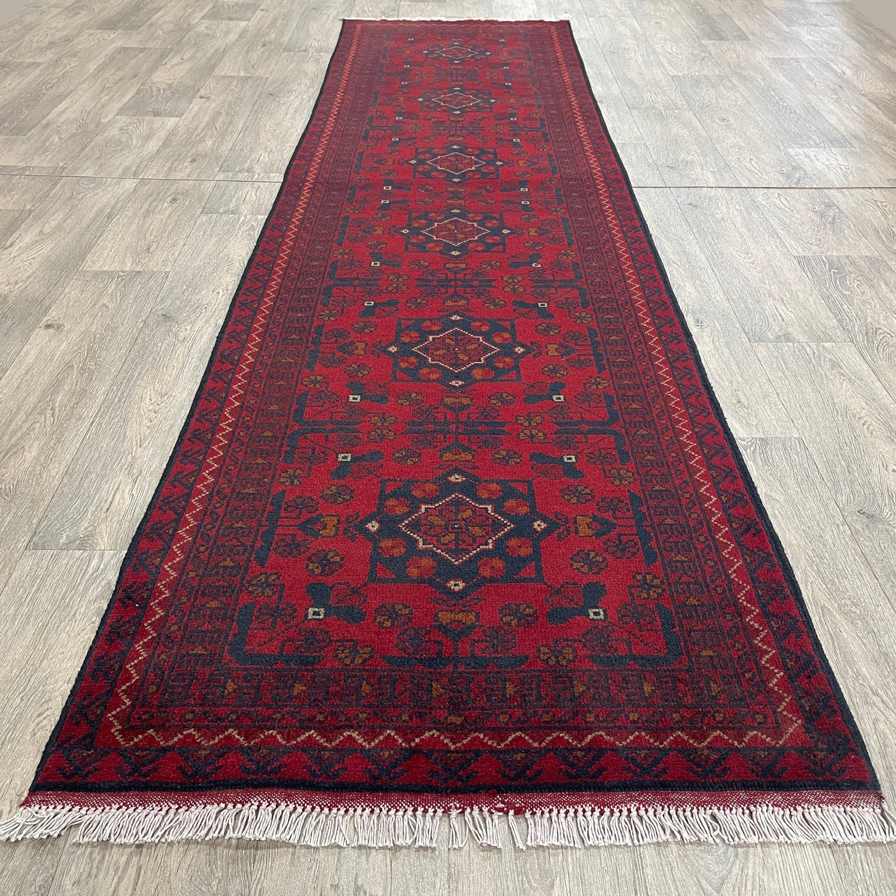 314 x 79 cm | Afghan Khal Muhammadi Runner - Khorasan Rugs