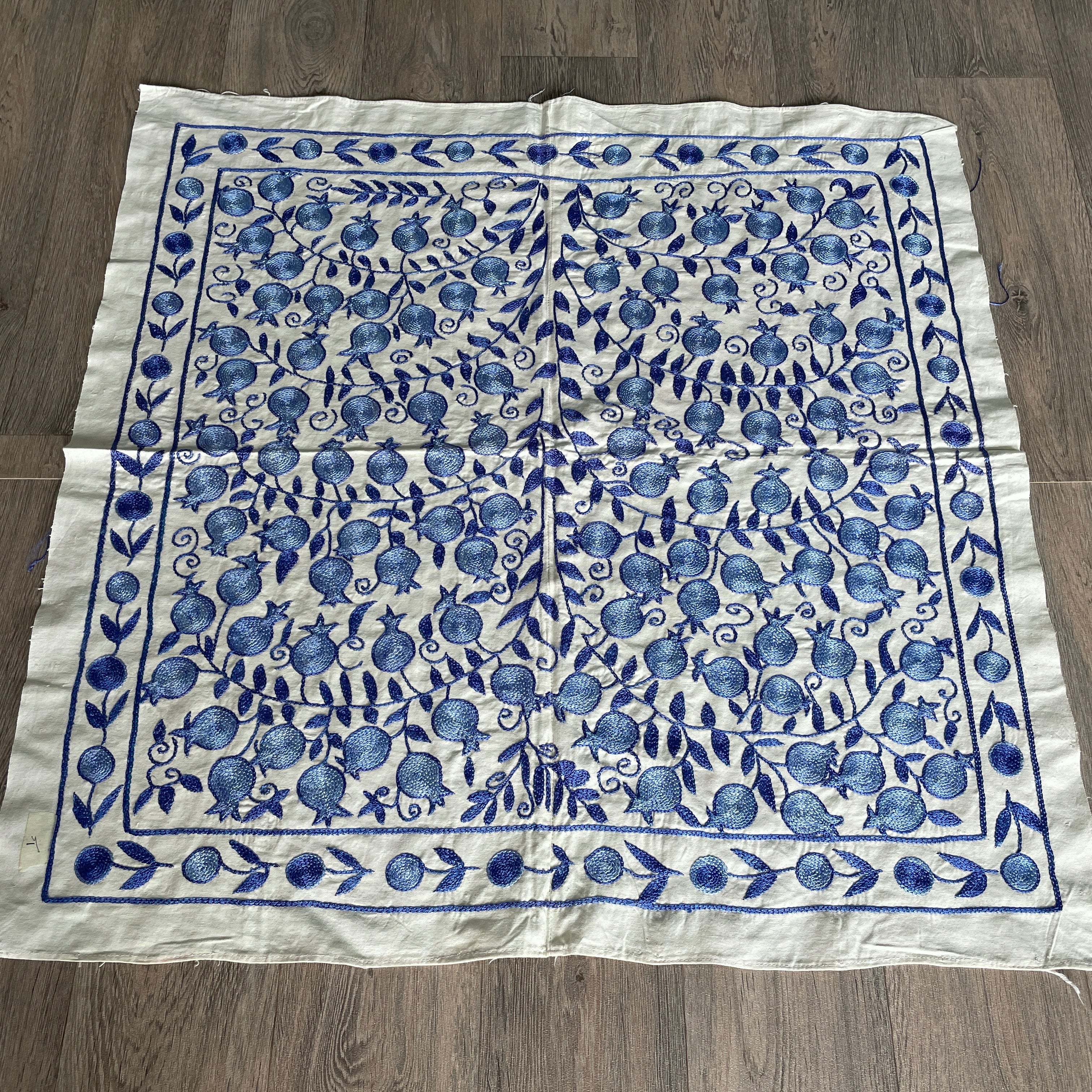 Uzbek Suzani Table Throw
