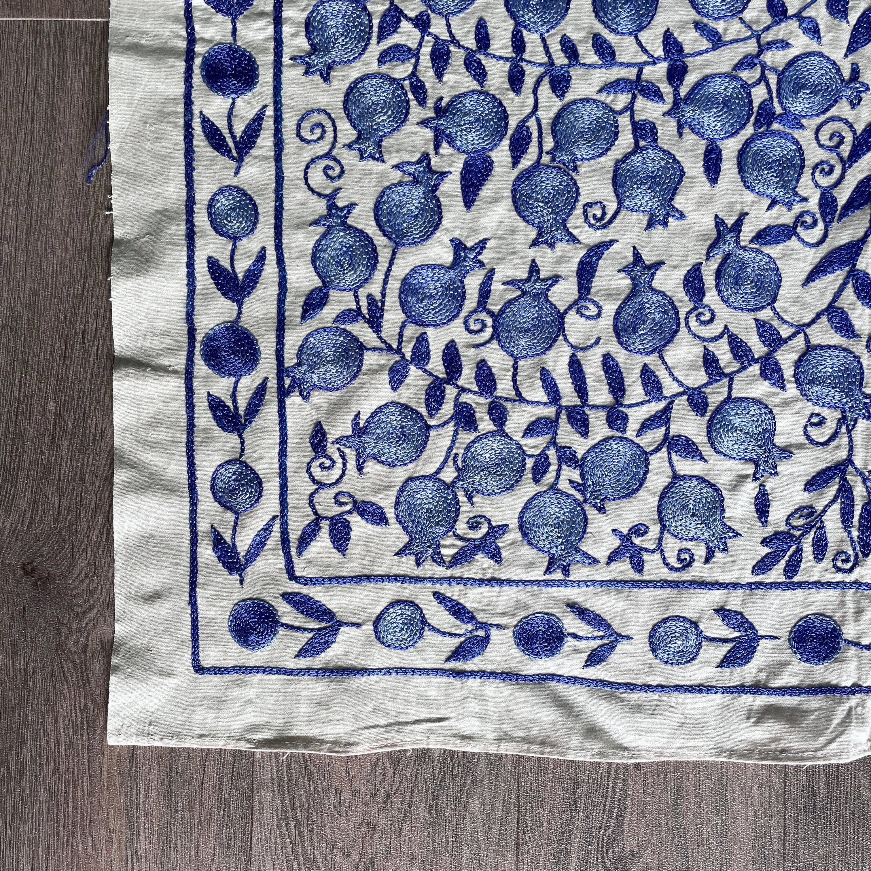 Uzbek Suzani Table Throw