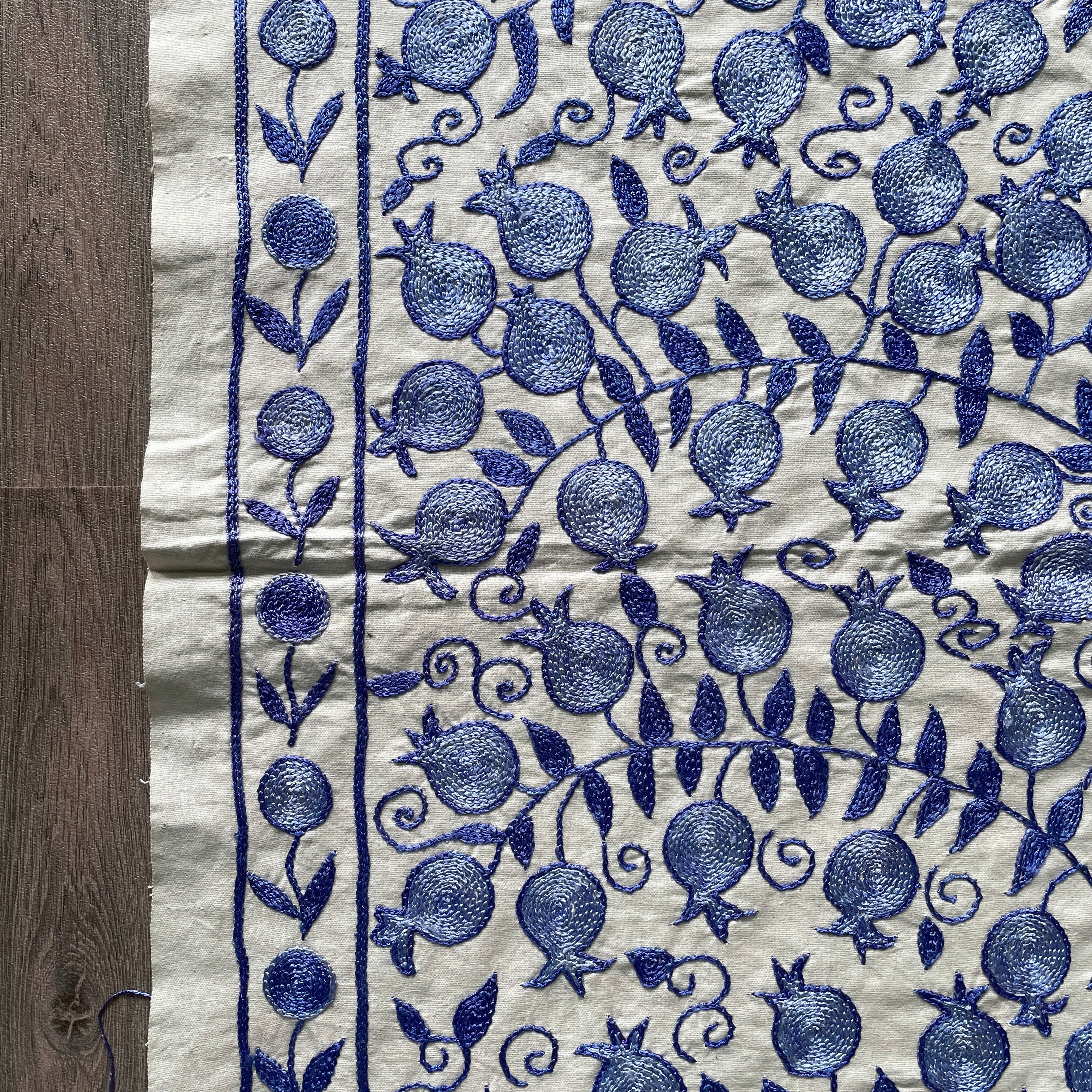 Uzbek Suzani Table Throw