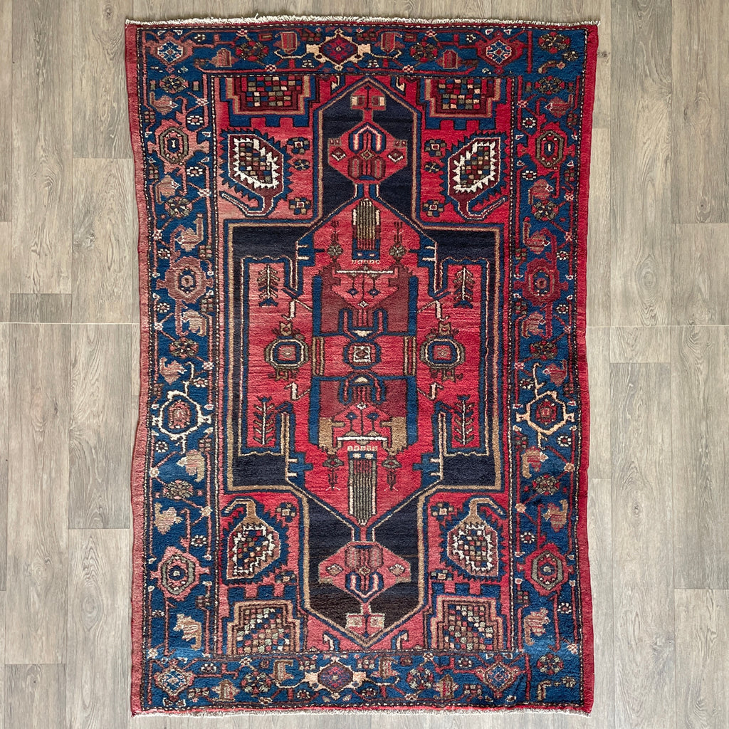 Old Persian Hamadan Rug c. 1970