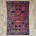 Old Persian Hamadan Rug c. 1970