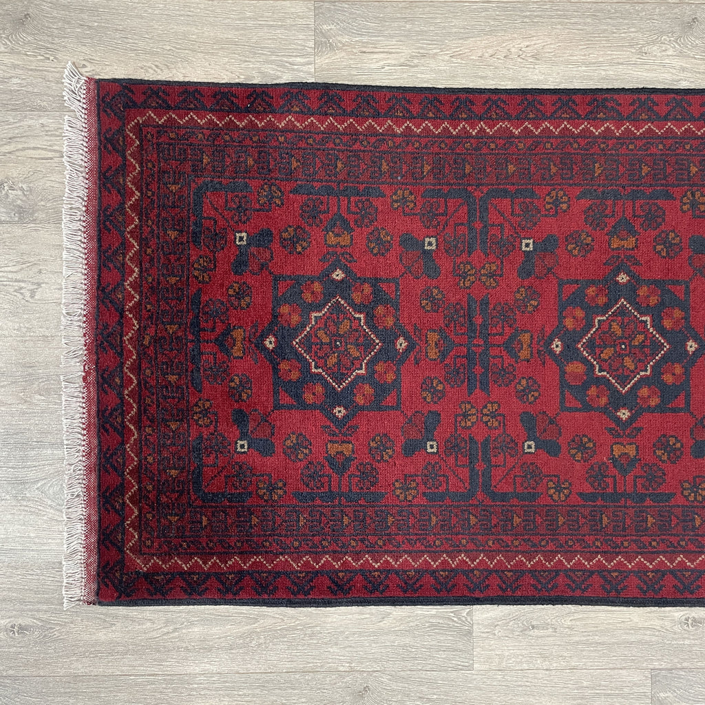 314 x 79 cm | Afghan Khal Muhammadi Runner - Khorasan Rugs