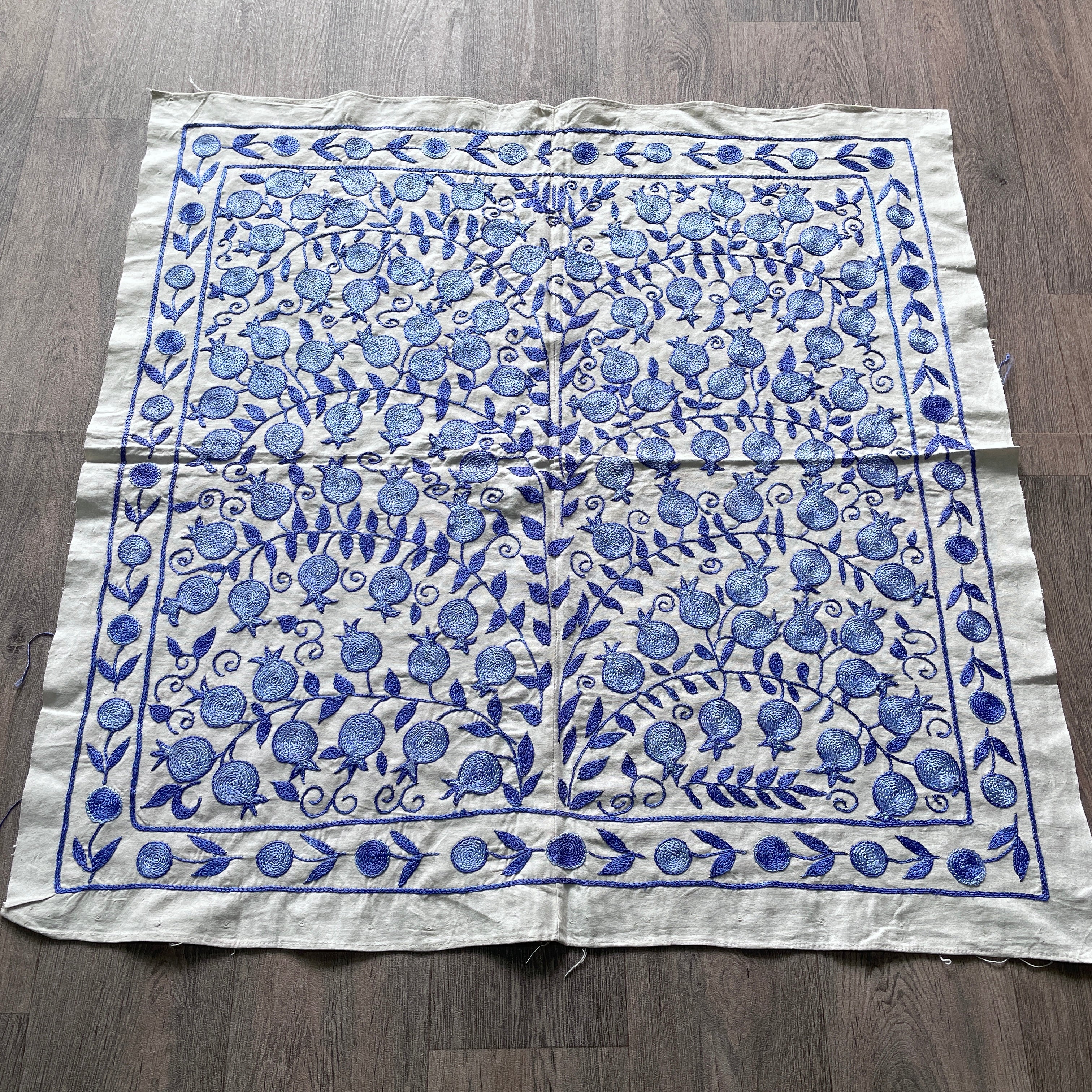Uzbek Suzani Table Throw