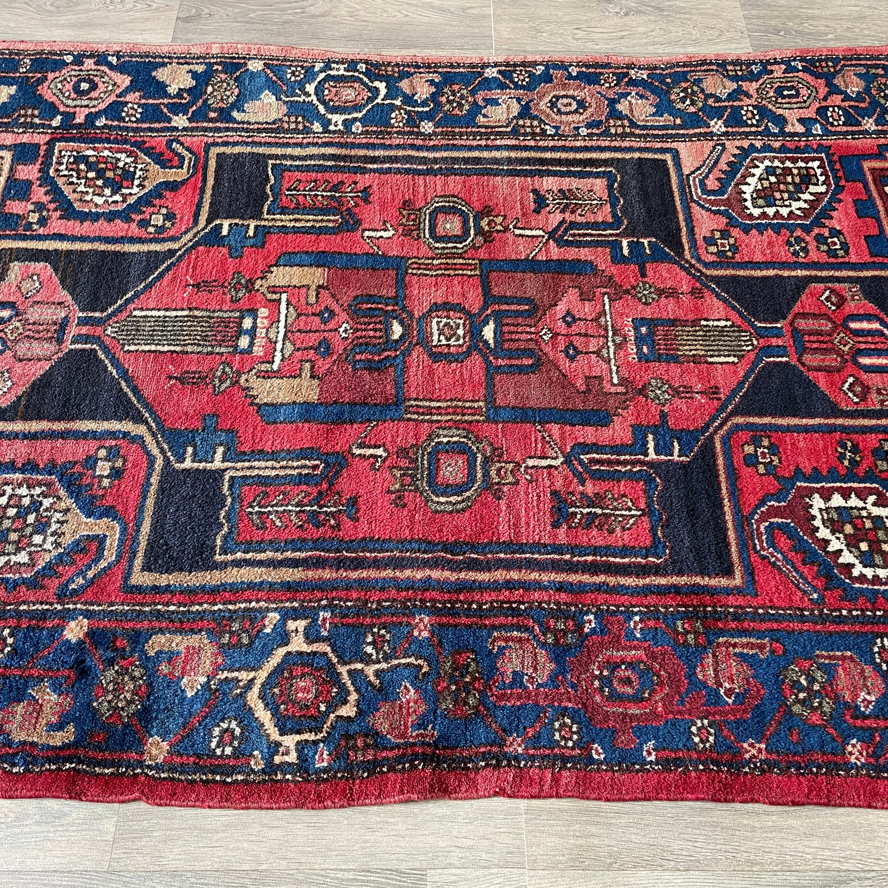 Old Persian Hamadan Rug c. 1970