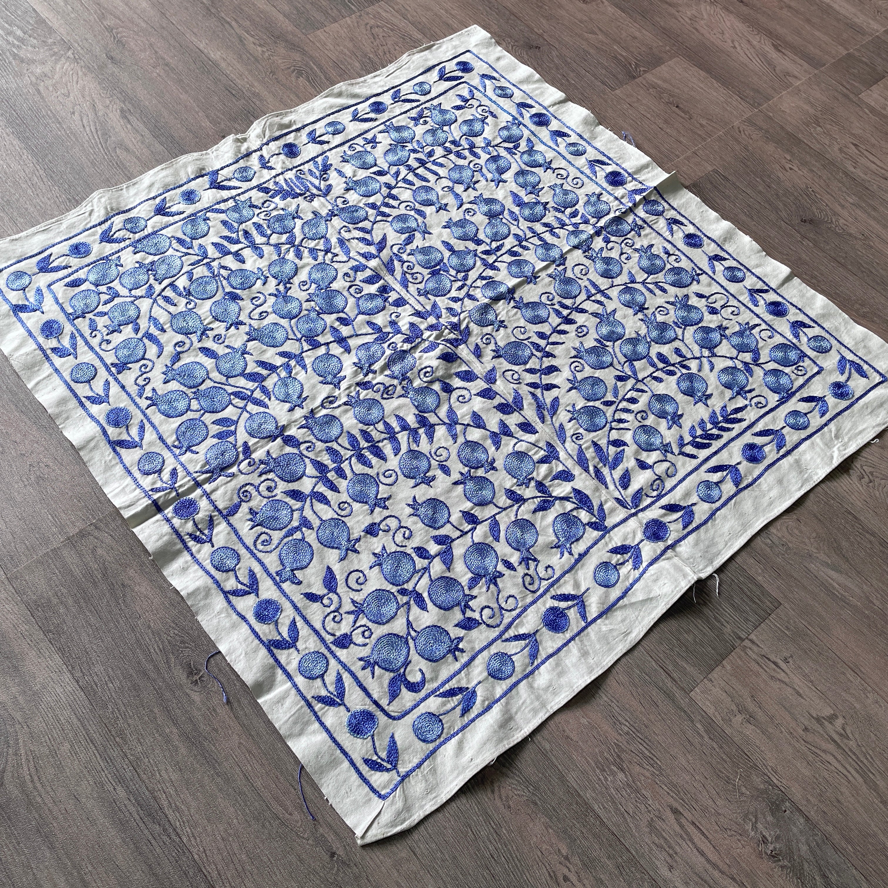Uzbek Suzani Table Throw